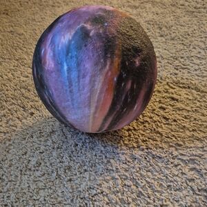Abstract Purple and Black Sphere Art Piece